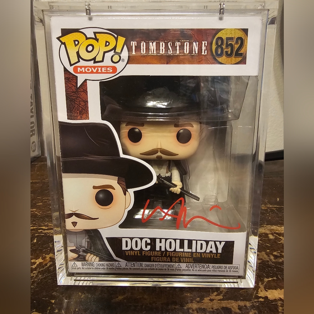 Autographed Doc Holiday Funko Pop Signed by Val Kilmer
